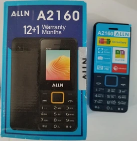 گوشیA2160 ALLN آلن A2160 دو سیمکارت گارانتی منو انگلیسی پیامک و کیبورد فارسی استوک