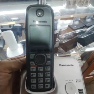 تلفن بی‌سیم تک گوشی پاناسونیک مدل KX-TG4111 استوک بدون کارتن باتری شارژر نو